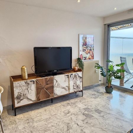 Sunny And Cosy Sea View Studio Antibes Exterior photo